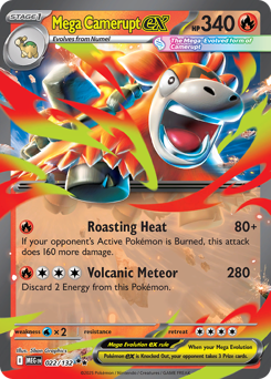 Mega Camerupt ex #22 Mega Evolution