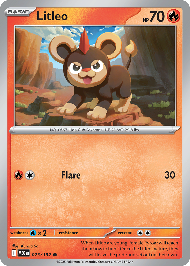 Litleo #23 Mega Evolution