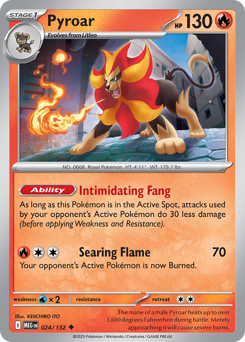 Pyroar #24 Mega Evolution