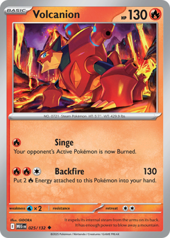 Volcanion #25 Mega Evolution