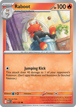 Raboot #27 Mega Evolution