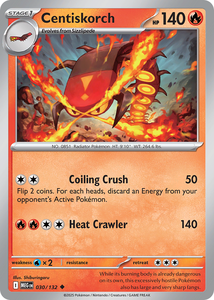 Centiskorch #30 Mega Evolution