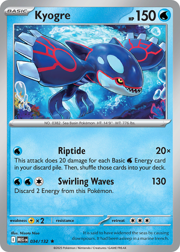 Kyogre #34 Mega Evolution