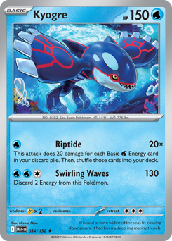Kyogre #34 Mega Evolution