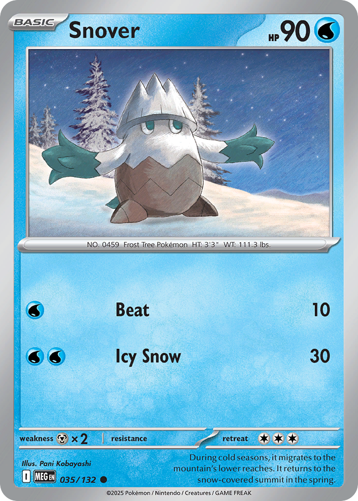 Snover #35 Mega Evolution