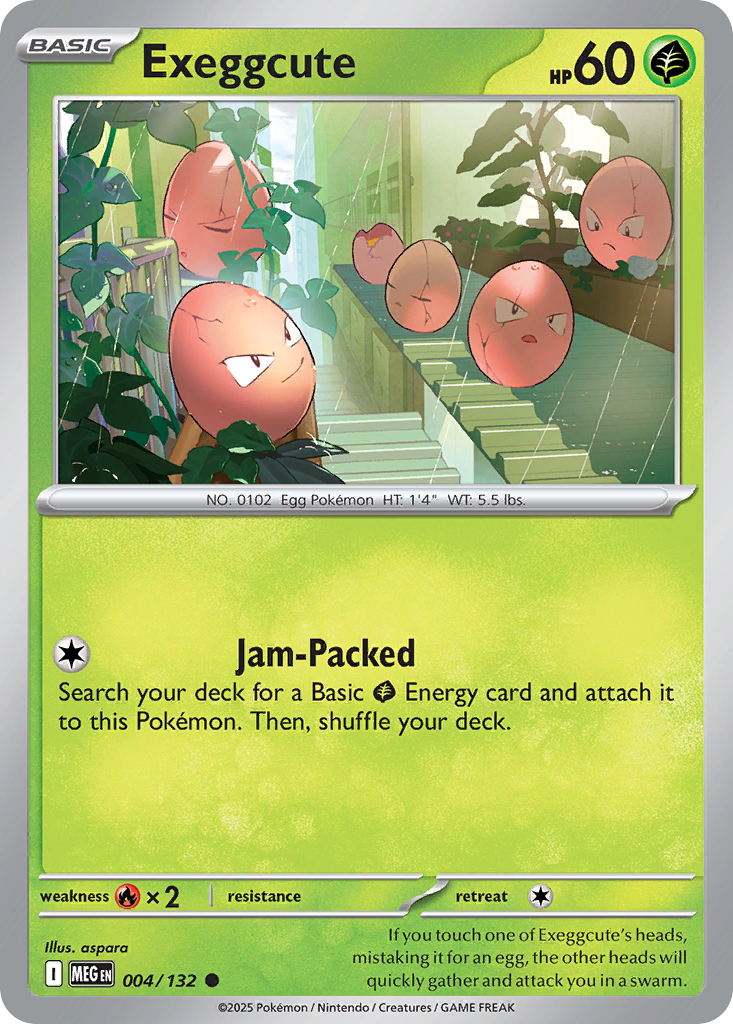 Exeggcute #4 Mega Evolution