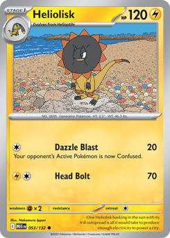 Heliolisk #53 Mega Evolution