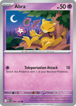 Abra #54 Mega Evolution
