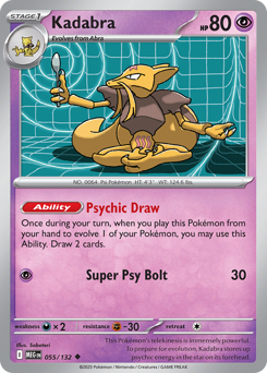 Kadabra #55 Mega Evolution