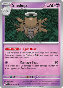 Shedinja #61 Mega Evolution
