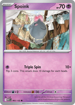 Spoink #62 Mega Evolution