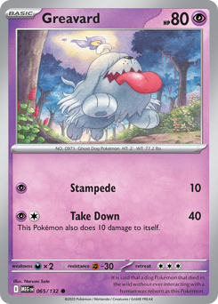 Greavard #65 Mega Evolution