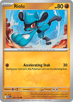 Riolu #76 Mega Evolution