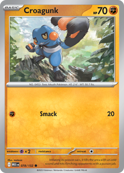 Croagunk #78 Mega Evolution