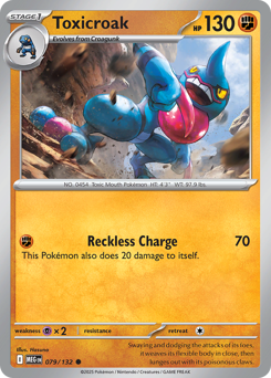 Toxicroak #79 Mega Evolution
