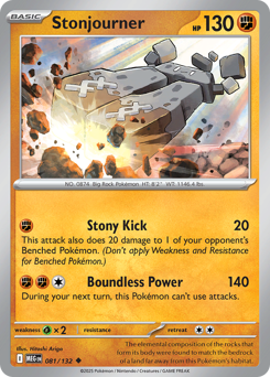 Stonjourner #81 Mega Evolution