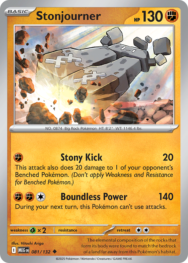 Stonjourner #81 Mega Evolution