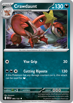 Crawdaunt #85 Mega Evolution