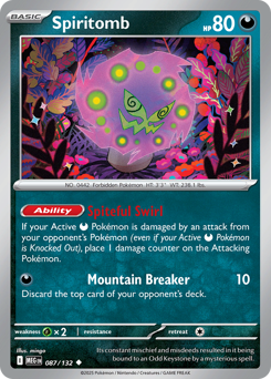 Spiritomb #87 Mega Evolution