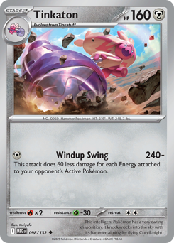 Tinkaton #98 Mega Evolution