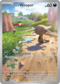 Paldean Wooper #102 Phantasmal Flames