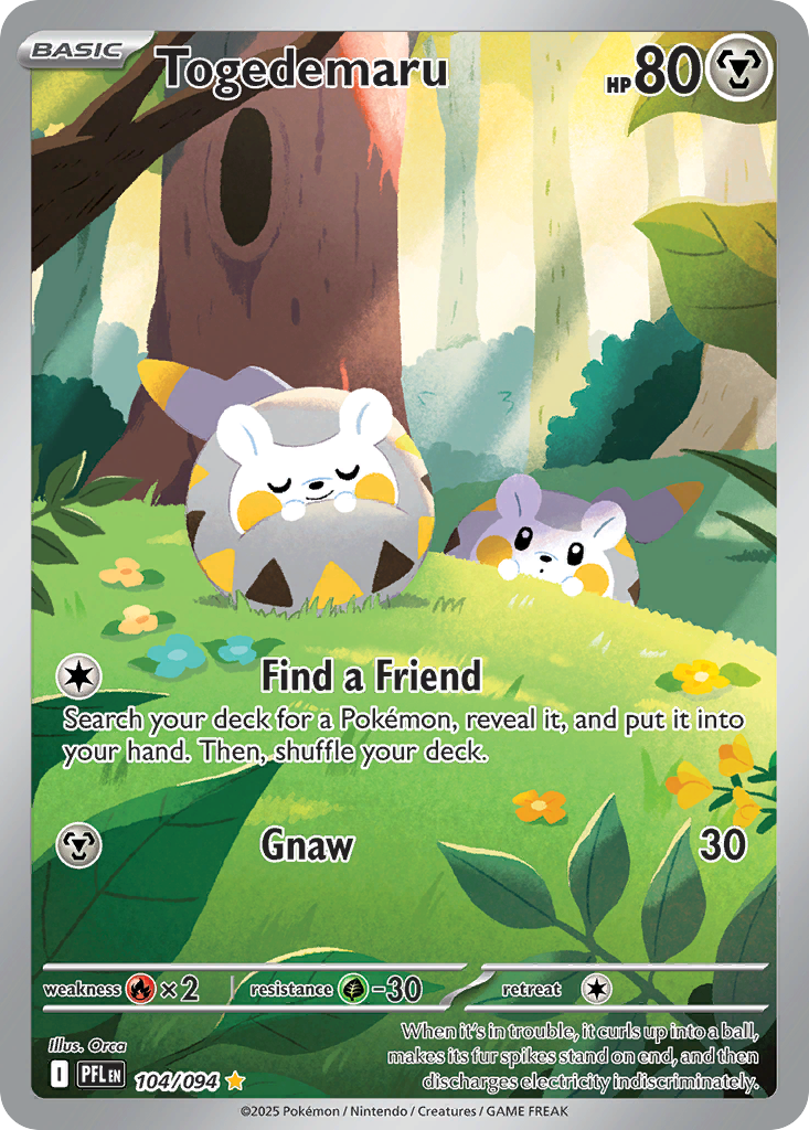 Togedemaru #104 Phantasmal Flames