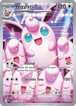 Wigglytuff #105 Phantasmal Flames