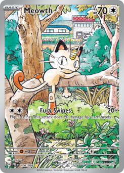 Meowth #106 Phantasmal Flames