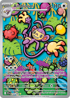 Ambipom #107 Phantasmal Flames