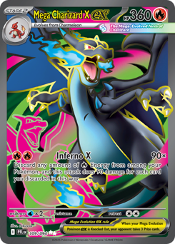 Mega Charizard X ex #109 Phantasmal Flames