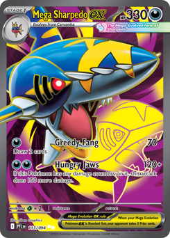 Mega Sharpedo ex #113 Phantasmal Flames
