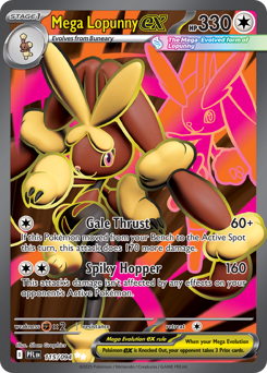 Mega Lopunny ex #115 Phantasmal Flames