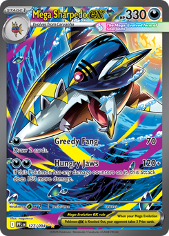 Mega Sharpedo ex #127 Phantasmal Flames