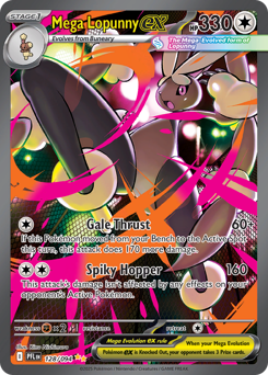Mega Lopunny ex #128 Phantasmal Flames