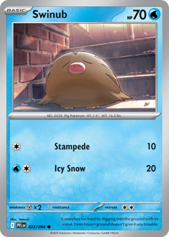 Swinub #23 Phantasmal Flames