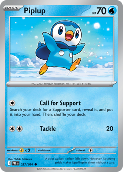 Piplup #27 Phantasmal Flames