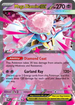 Mega Diancie ex #41 Phantasmal Flames