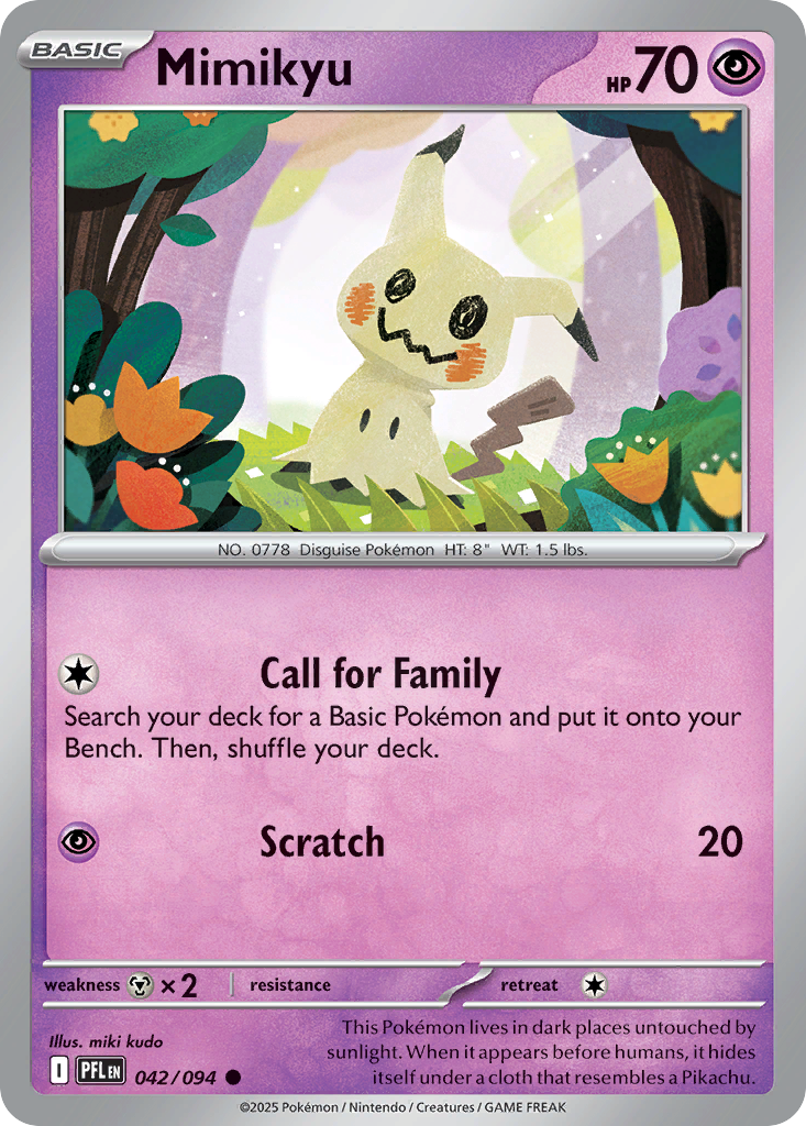 Mimikyu #42 Phantasmal Flames