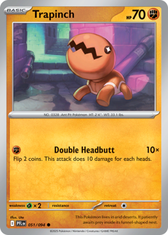 Trapinch #51 Phantasmal Flames
