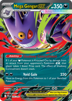 Mega Gengar ex #56 Phantasmal Flames