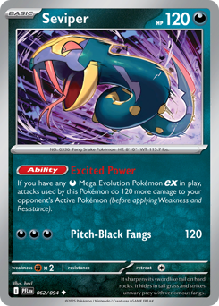 Seviper #62 Phantasmal Flames
