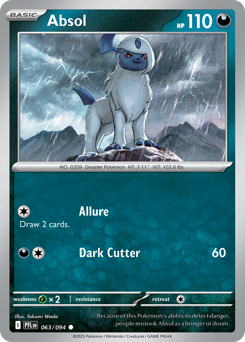 Absol #63 Phantasmal Flames