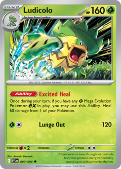 Ludicolo #7 Phantasmal Flames