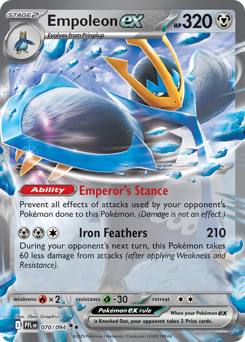 Empoleon ex #70 Phantasmal Flames