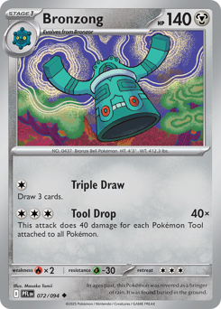 Bronzong #72 Phantasmal Flames