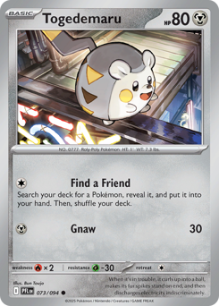 Togedemaru #73 Phantasmal Flames
