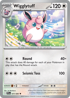 Wigglytuff #77 Phantasmal Flames