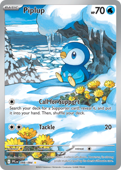 Piplup #98 Phantasmal Flames