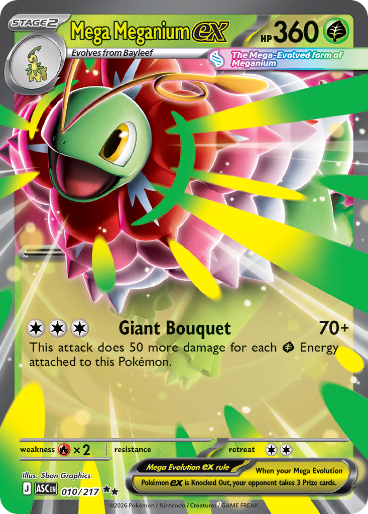 Mega Meganium ex #10 Ascended Heroes