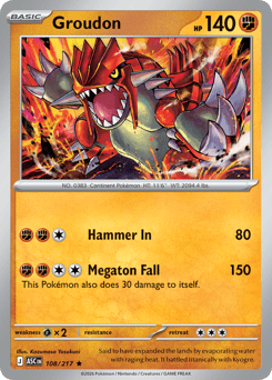Groudon #108 Ascended Heroes